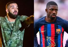 Drake pierde enorme cifra por apostar que el Barcelona ganaba el Clásico Drake pierde enorme cifra por apostar que el Barcelona ganaba el Clásico