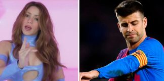 Suenan 'Te felicito' en pleno calentamiento de Piqué