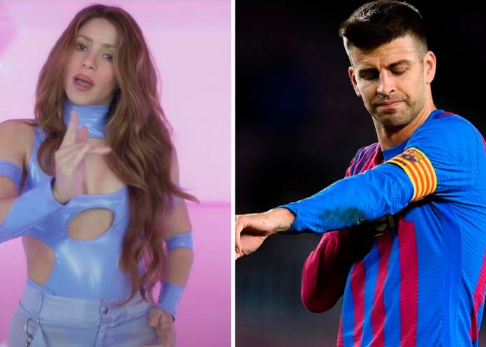 2 Suenan 'Te felicito' en pleno calentamiento de Piqué