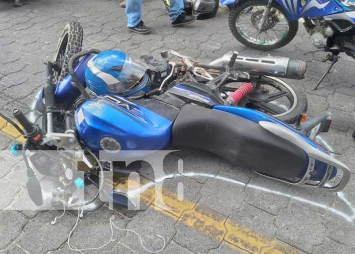2 Motociclista lesionado tras sufrir accidente en Nueva Segovia