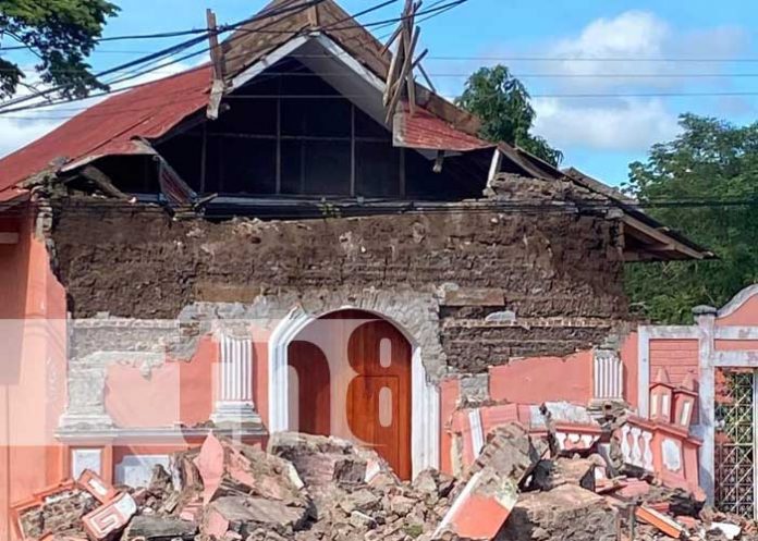 Desplome de Antigua Iglesia en Acoyapa, Chontales