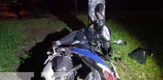 Motociclista de nacionalidad rusa muere al estrellarse contra un poste en Managua