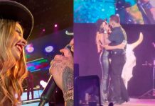 Nodal canta muy romántico en su concierto a la «doble» de Belinda Nodal canta muy romántico en su concierto a la "doble" de Belinda