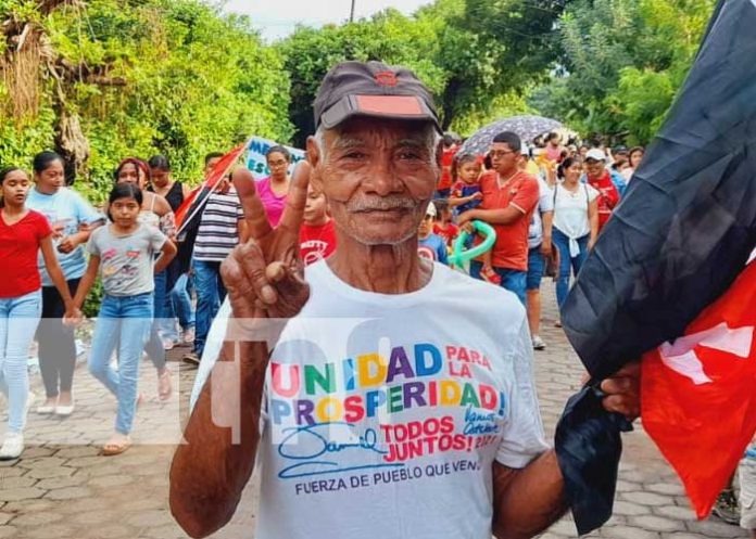 Realizan caminata en La Orilla, Nandaime