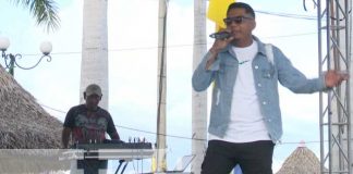 Jóvenes se manifiestan con su música urbana cristiana en Managua