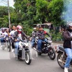 Distrito V de Managua saluda a octubre victorioso con alegre caravana
