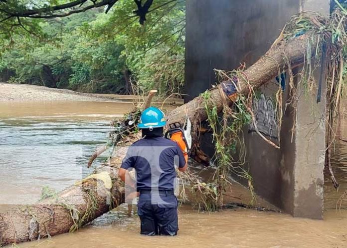 Realizan labores de mitigación por afectaciones de lluvia en San Juan del Sur