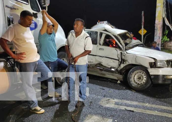 Imprudencia vial casi le cuesta la vida a una persona en Ciudad Sandino