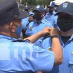 Oficiales de la Policía Nacional de Estelí y Caribe Norte ascienden en grados Oficiales de lo Policía Nacional de Estelí y Caribe Norte ascienden en grados