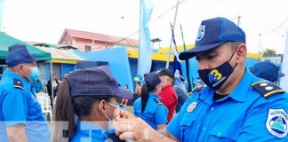 Ascienden a policías de Rivas comprometidos con la seguridad de las familias