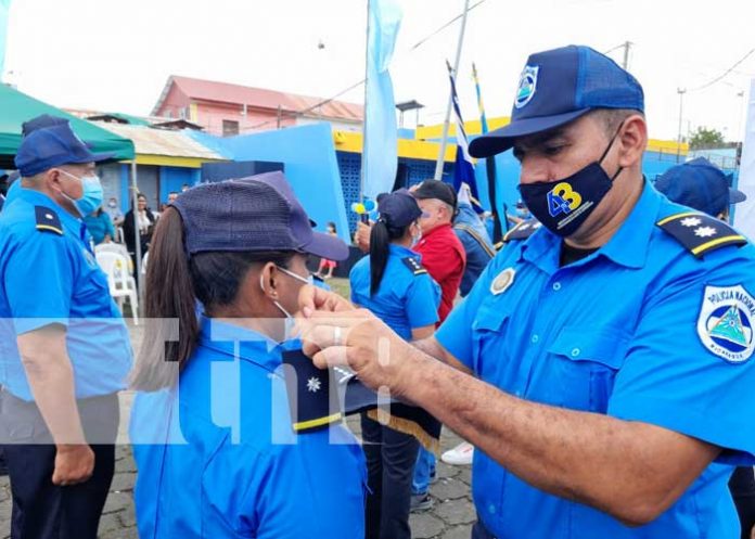 99 Ascienden a policías de Rivas comprometidos con la seguridad de las familias