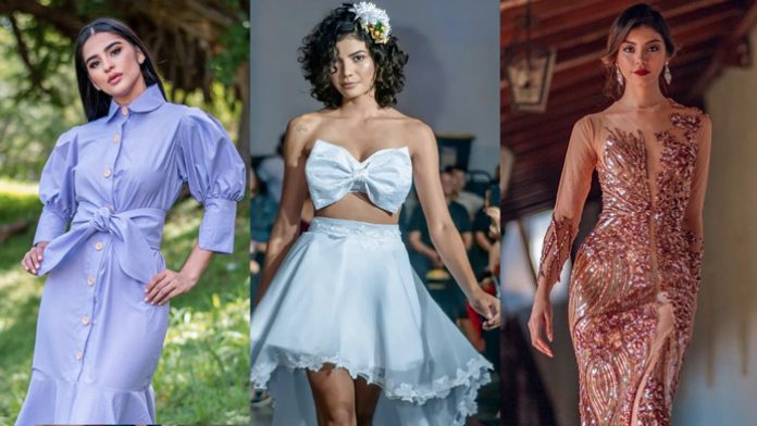 Dedicación y belleza con las modelos de Nicaragua Diseña