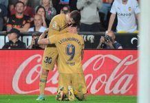 Con gol de Lewandowski en el descuento, el Barcelona vence al Valencia robert, lewandowski, barcelona, laliga, fútbol,