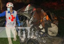 ¡Vivo de milagro! hombre quedó prensado en accidente de tránsito en Juigalpa, Chontales