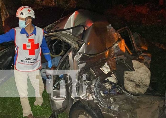 ¡Vivo de milagro! hombre quedó prensado en accidente de tránsito en Juigalpa, Chontales