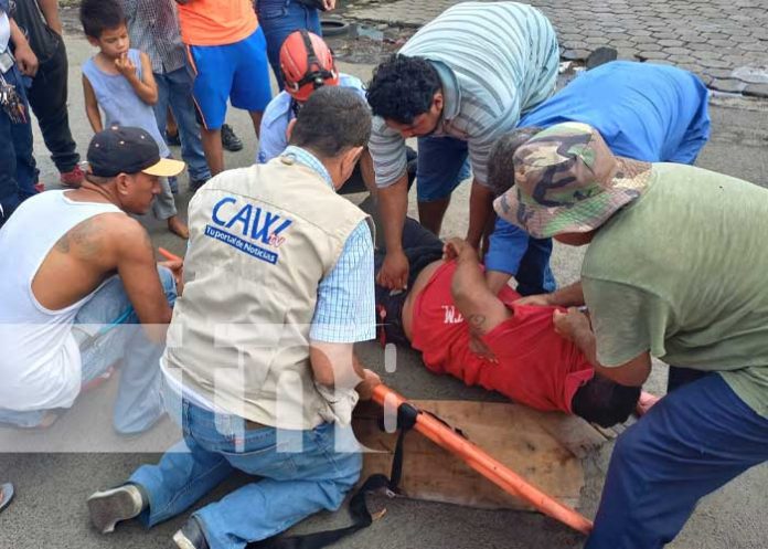 Fuerte accidente de tránsito en Managua