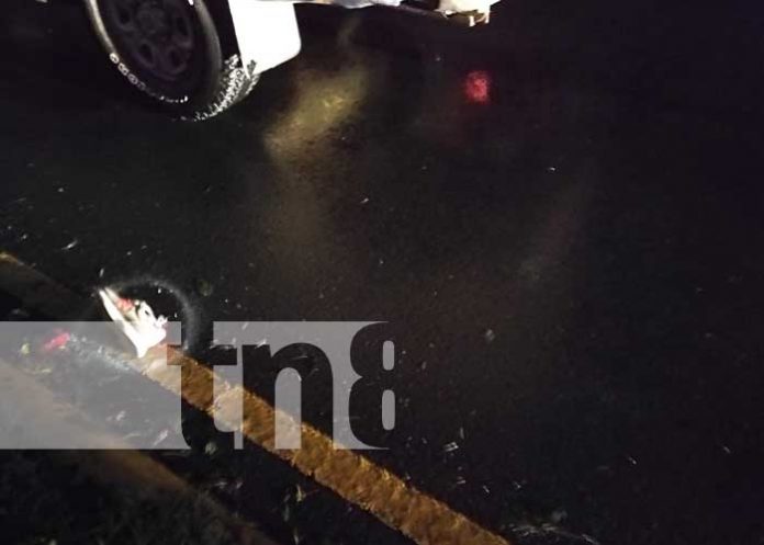 accidente Peatón es arrollado y abandonado en el km 14 carretera a Masaya