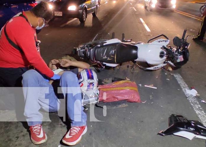 Conductor ebrio provoca accidente y luego se da la fuga en Managua