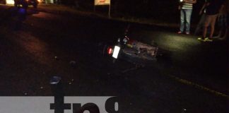 Escena de accidente mortal en Acoyapa, Chontales