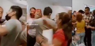 Madres de familia protagonizan pelea en plena reunión escolar