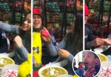 «Sin miedo al éxito» Sorprende a su novia con anillo dentro de unas tostadas Saca del interior una caja roja que contiene el anillo