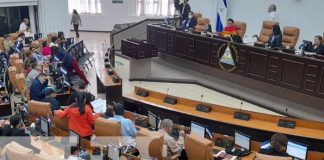 Sesión parlamentaria en la Asamblea Nacional de Nicaragua