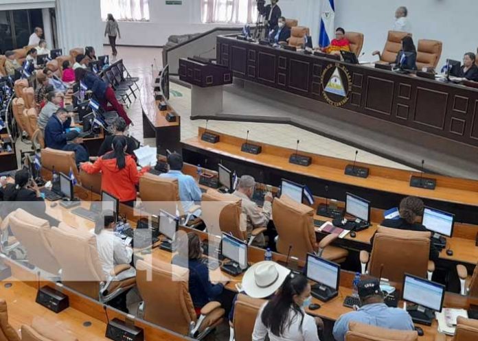 Sesión parlamentaria en la Asamblea Nacional de Nicaragua