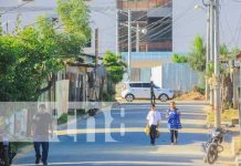 Alegría en el barrio Juan Carlos Mendoza, Ocotal, por calles adoquinadas Nuevas calles en barrios de Ocotal