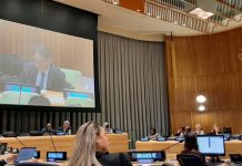 Nicaragua dice presente en debate Sexta Comisión ONU sobre medidas para eliminar el Terrorismo Delegación de Nicaragua pronunciando el Mensaje de nuestro Gobierno de Reconciliación y Unidad Nacional