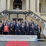 La Delegación de Nicaragua estuvo integrada por el Compañero Denis Moncada Colindres, Ministro de Relaciones Exteriores