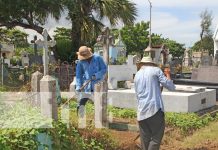 Cementerios de Managua reciben mantenimiento