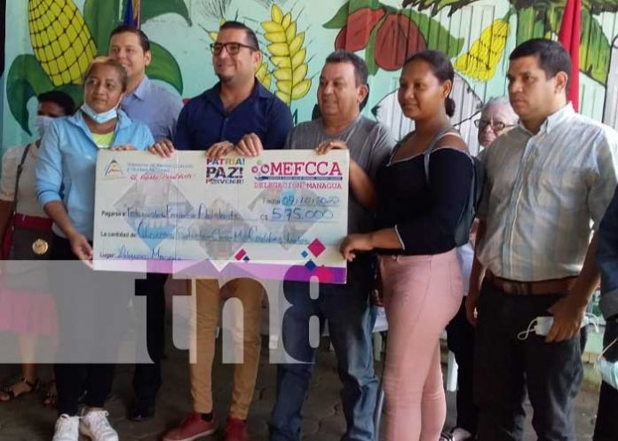 Desembolso para emprendedores de Managua