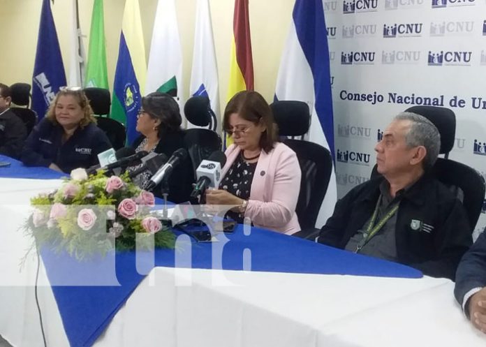 Conferencia de prensa del CNU en Nicaragua