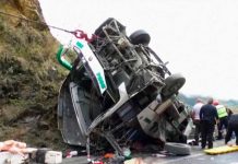 Falla en los frenos de un bus dejó 20 muertos y 14 heridos en Colombia Falla en los frenos de un bus dejó 20 muertos y 14 heridos en Colombia
