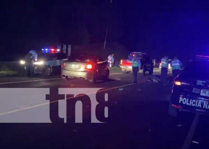 Fuerte accidente de tránsito en Chinandega tuvo un saldo de 2 fallecidos
