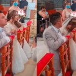 Novia se desmaya justo el día de su boda en pleno altar