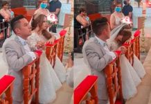 Novia se desmaya justo el día de su boda en pleno altar