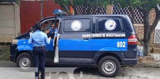 Escena de mortal accidente de tránsito en Managua