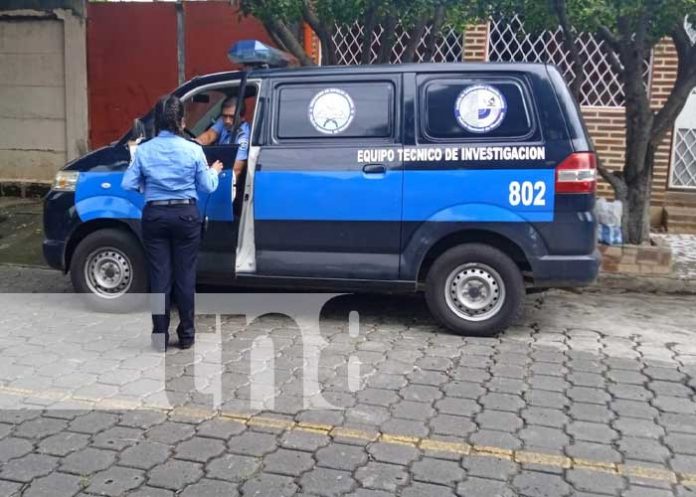 Escena de mortal accidente de tránsito en Managua