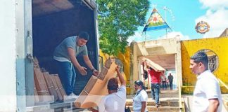 Entrega de material electoral en Carazo