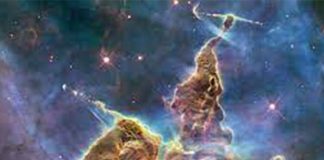 ¡Impresionante! Una fiesta repleta de estrellas rodea a Los Pilares de la Creación