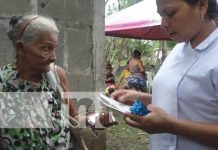 Más de 30 familias atendidas por el MINSA en El Porvenir, Nandaime Atención del MINSA en feria en El Porvenir, Nandaime