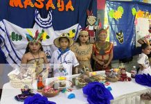 Festival de la Resistencia Indígena, en colegio de Managua