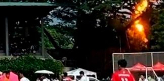 ¡Impresionante! En pleno partido un rayo golpea a un árbitro en Filipinas