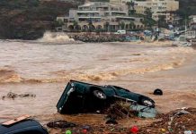 Torrenciales lluvias dejan al menos un muerto y un desaparecido en Grecia