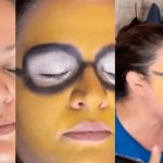 «Hija de la chingada» Su madre le pide maquillaje y la deja como Minions Madre le pide ayuda a su hija y la dejó como Minions