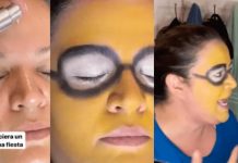 «Hija de la chingada» Su madre le pide maquillaje y la deja como Minions Madre le pide ayuda a su hija y la dejó como Minions