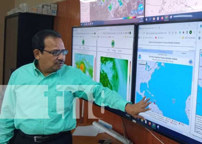 Conferencia de prensa desde el INETER Nicaragua