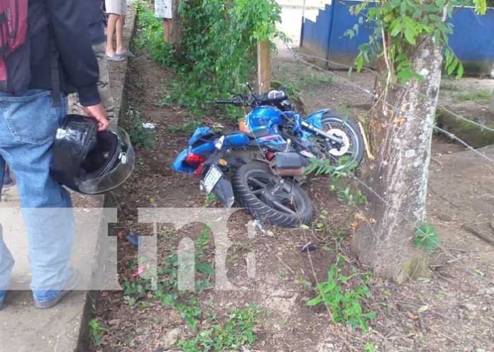 Accidente de tránsito en comunidad de El Jícaro, Nueva Segovia