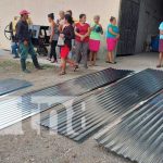 Apoyo para las familias afectadas por la tormenta Julia en Jinotega